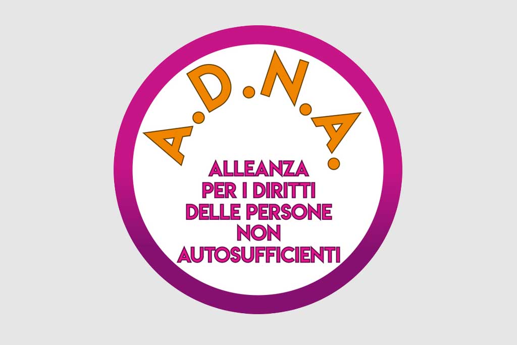 Immagine del logo di A.D.N.A. - Alleanza per i diritti delle persone non autosufficienti